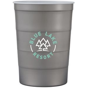 16 Oz. Compostable Cup - 3.75W x 4.75H - Plastic Cups with Logo
